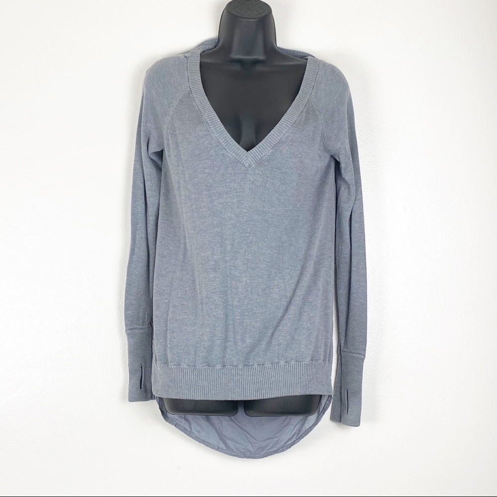 Lululemon Unity Pullover Drape Cutout Cashmere - image 3
